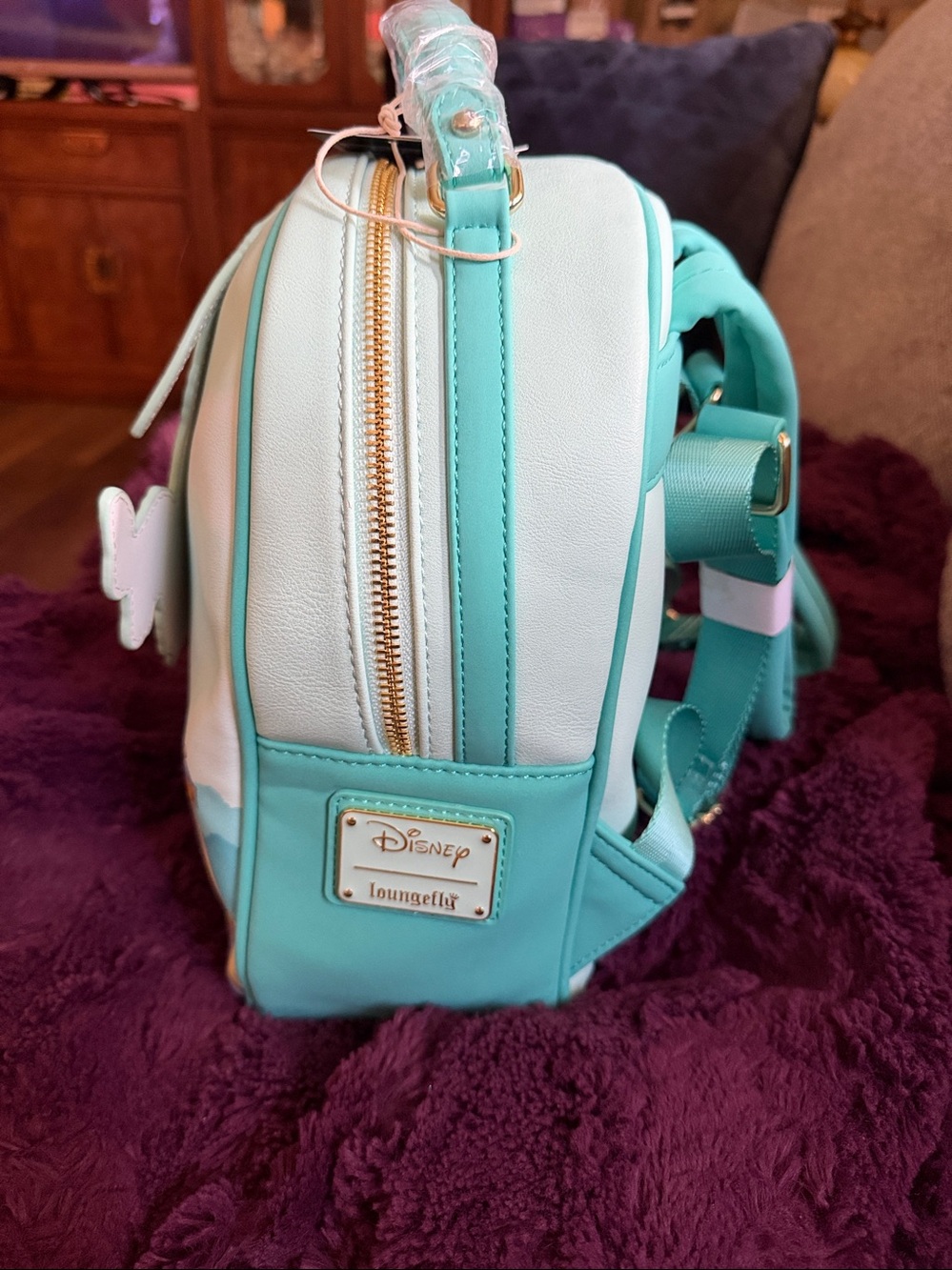 Loungefly Disney Robin Hood Rescues Maid Marian Backpack - Picture 4 of 6